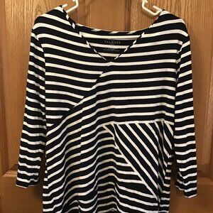 Talbot's Striped Blouse